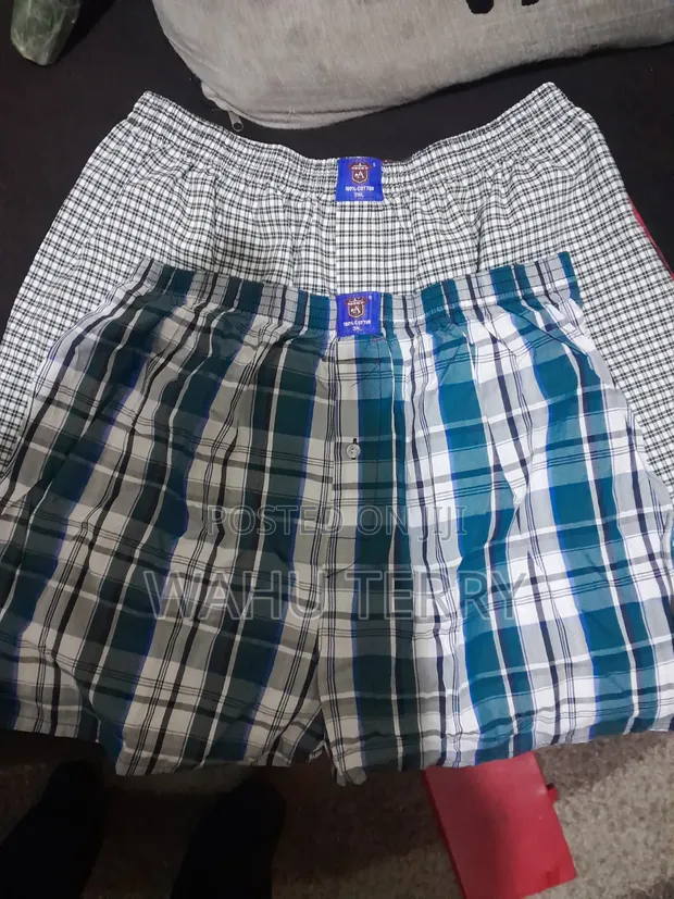 Men's Cotton Boxers - Big Sizes - 1