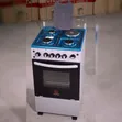 Eurochef 50x55cm 3+1 Standing Cooker - Silver - 2