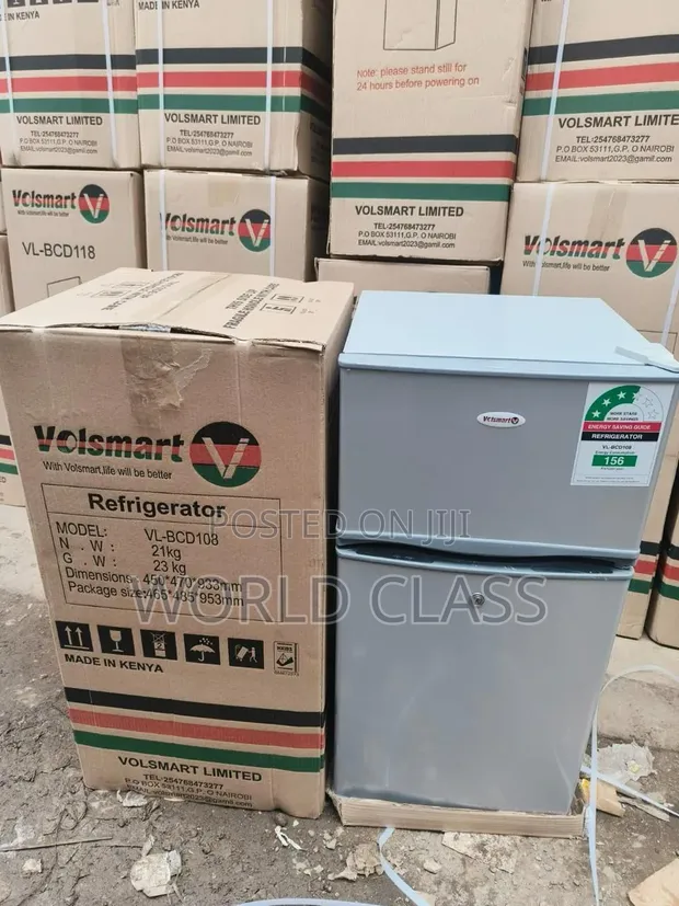 Volsmart 108 Litre Direct Cool Double Door Refrigerator - 1