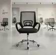 Office Chair: Swivel Adjustable Midback Mesh Chair - 2