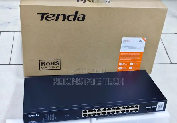 Tenda TEG2226F Switch ya Bandari 24 Inayodhibitiwa na Cloud - 1