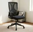 Mid-Back Mesh Staff Chair - Black - 3