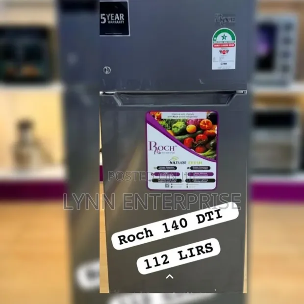 Roch Double Door Refrigerator RFR-140 DT-1 (112 Litres) - 1