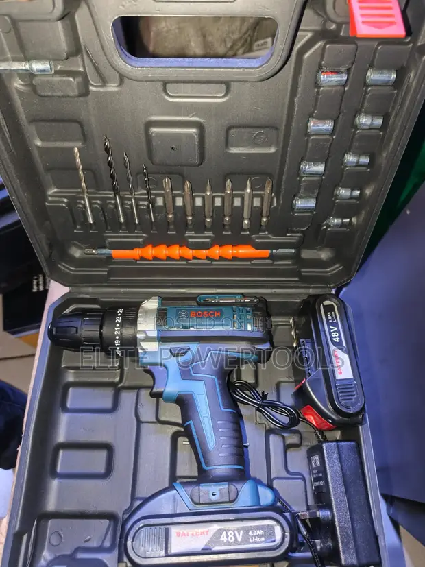 Bosch 48V Cordless Drill Set - 1