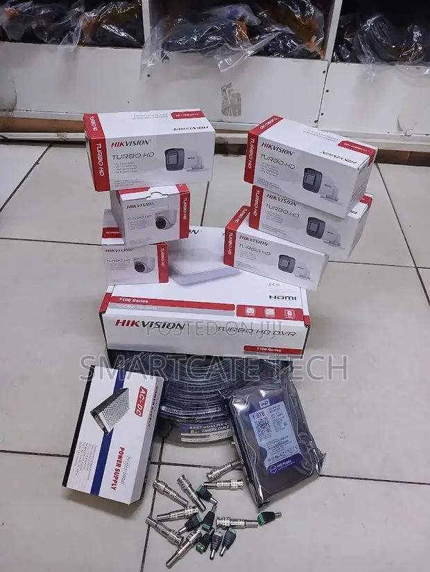 Hikvision 6-Camera CCTV Security System Kit - 1080P HD - 1