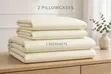 Plain Striped Bedsheet Set (6x7) - 4