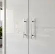 2-Door White Storage Credenza Office Cabinet - 4