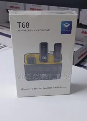T68 Wireless Noise Cancelling Lavalier Microphone