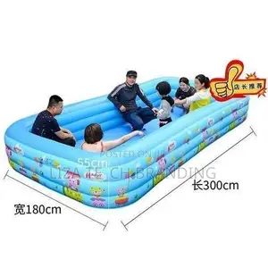 Portable Inflatable Swimming Pool with Free Pump