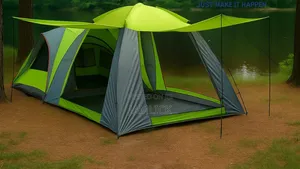 10-12 Person 2-in-1 Camping Tent