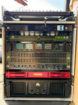 Mfumo Kamili wa PA wa Yamaha MG16 na Rack