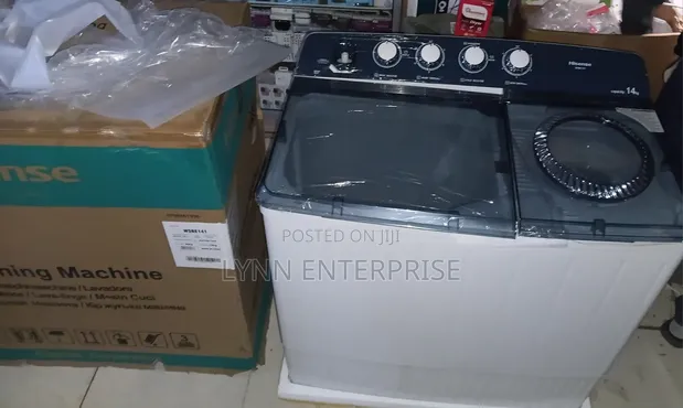 Hisense 14kg Semi-Automatic Twin Tub Washing Machine - 1