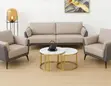Premium Leather Office Reception Sofa Set - 3