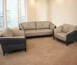 Premium Leather Office Reception Sofa Set - 4