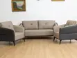 Premium Leather Office Reception Sofa Set - 5