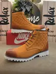 Timberland Logo Printed White Sole Boots - 1