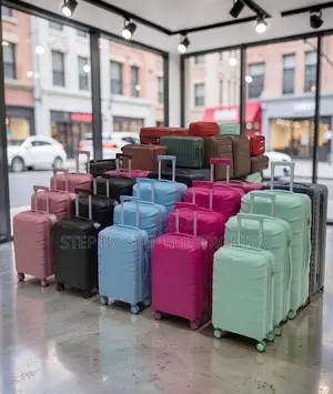 Deluxe 3-in-1 Unbreakable Rubber Suitcase and Travel Bags