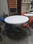 Foldable Events/Conference Table (1.2m Diameter) - 2