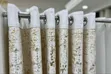Modern Velvet Cream Gold Curtains - 3