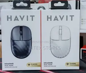 Havit MS46WB Rechargeable Mouse (White/Black)