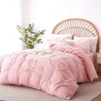 Bowknot Tufted Duvet Cover Set - Sk - 1