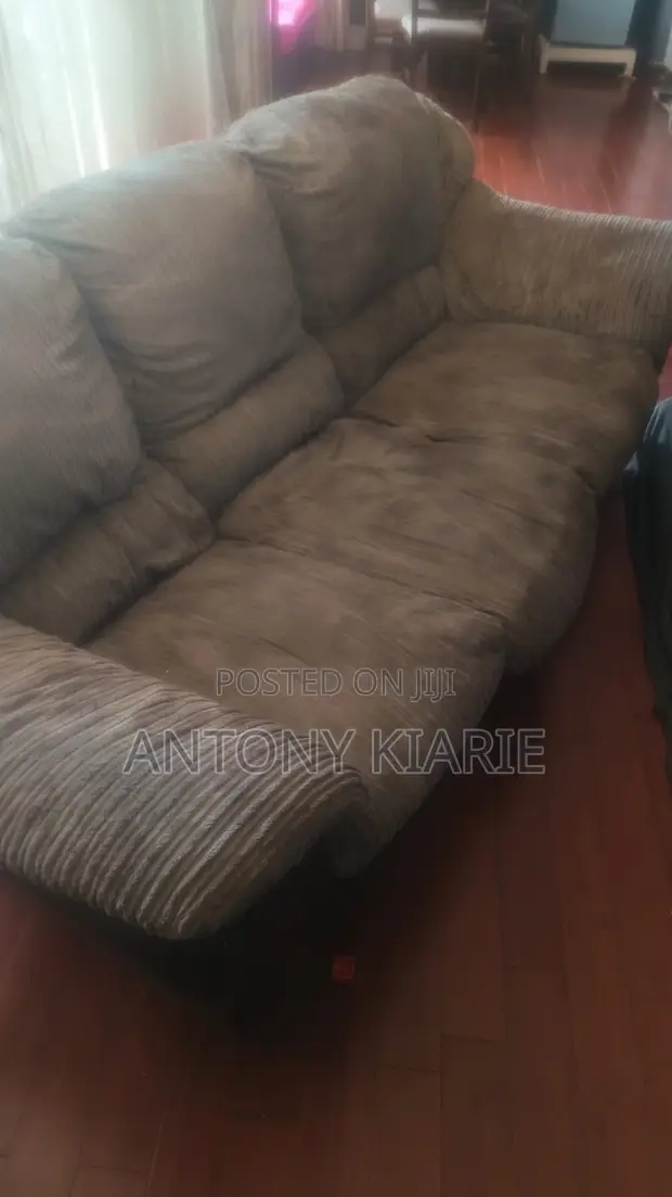 Seven Seater Sofa - Mixed Fabric - 1