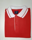 Brand New Polo Shirt - Red & White - 1
