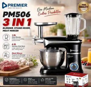 Premier 3-in-1 Mixer with Blender and Meat Mincer