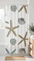 Floral Shower Curtain (180x200cm) - 1