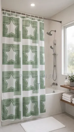 Floral Shower Curtain (180x200cm)