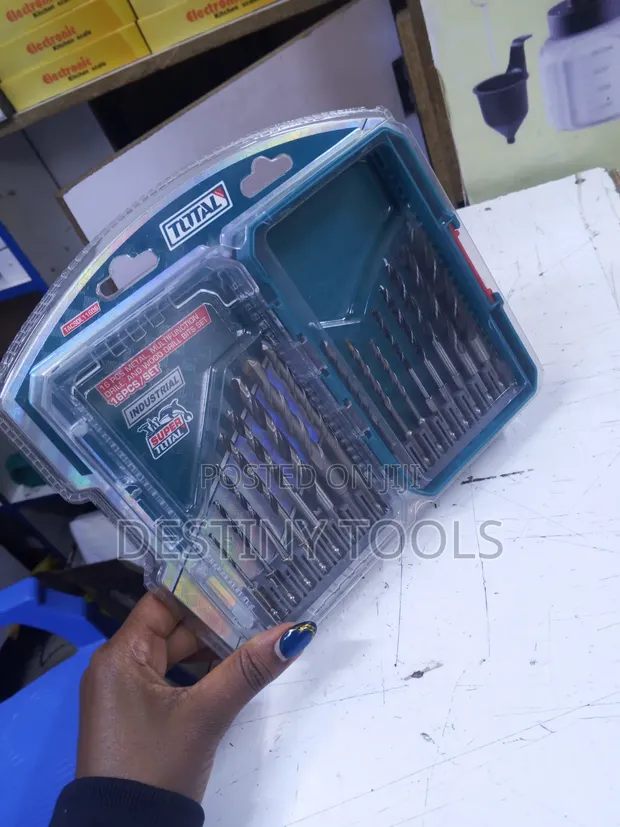 Total Multifunctional Metal and Wood Drill Bit Set - 1