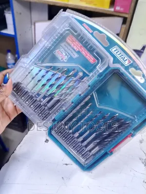 16pcs Total Masonry and Metal Drill Bits Set