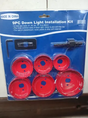 9-Piece Hole Saw Set