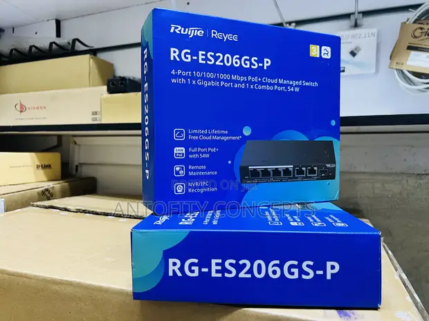 Ruijie Reyee RG-ES206GS-P Smart Cloud Managed PoE Switch - 1