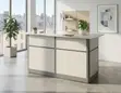 1800mm White Modern Corporate Reception Desk - 1