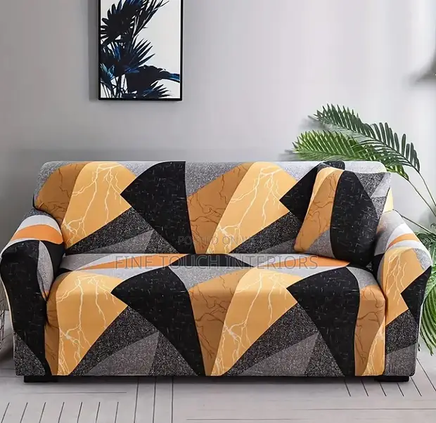 Printed Sofa Covers for Everyday Use - 1