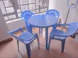 Plastic Garden 4 Chair and Round Table Set - 2