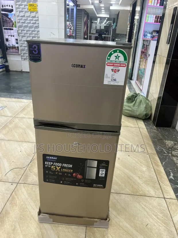 Ecomax 118L Double Door Refrigerator - 1