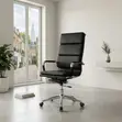 Executive Swivel High Backrest Leather Office Chair - 2