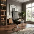 Executive Swivel High Backrest Leather Office Chair - 5