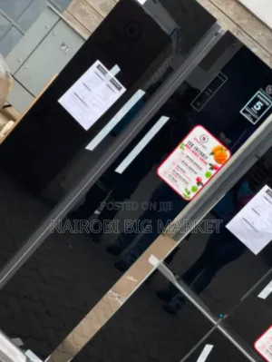 Black Smartpro Side-by-Side Refrigerator 450L