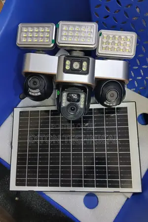 Solar 4G Triple Lens Outdoor PTZ Camera (V380Pro)