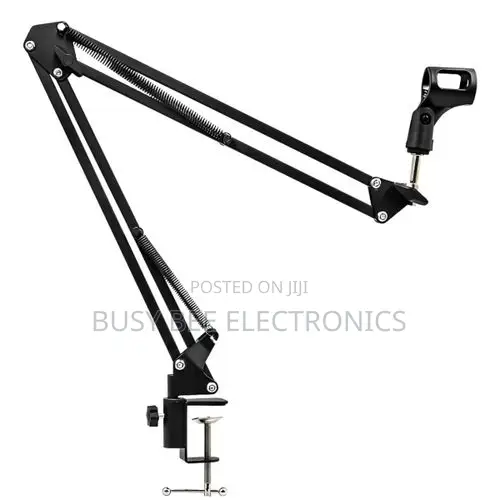 Adjustable Microphone Boom Arm Stand with Desk Clamp - 1