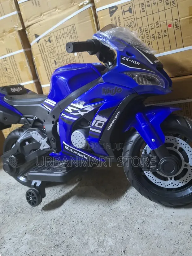 Kids Electric Motorbike with Rubber Wheels - 1