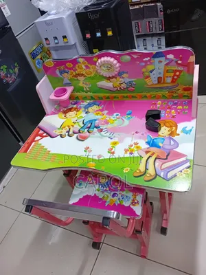 Cartoon Themed Kids Study Desk