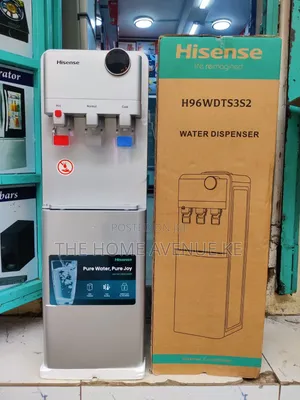 Hisense Silver 3-Tap Water Dispenser (Hot, Normal, Cold)