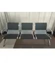 3-Link Hospital Reception Bench - Black - 2