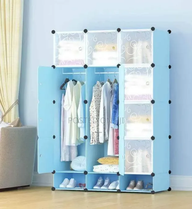 Plastic Wardrobe (111x37x165cm) - 1