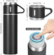500ml Unbreakable Stainless Steel Thermocup Set - 4