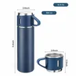 500ml Unbreakable Stainless Steel Thermocup Set - 5